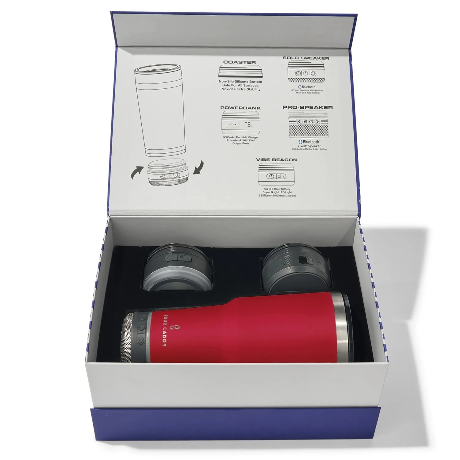 Pour Caddy® Go Caddy 28 Oz. Tumbler Gift Set view 2