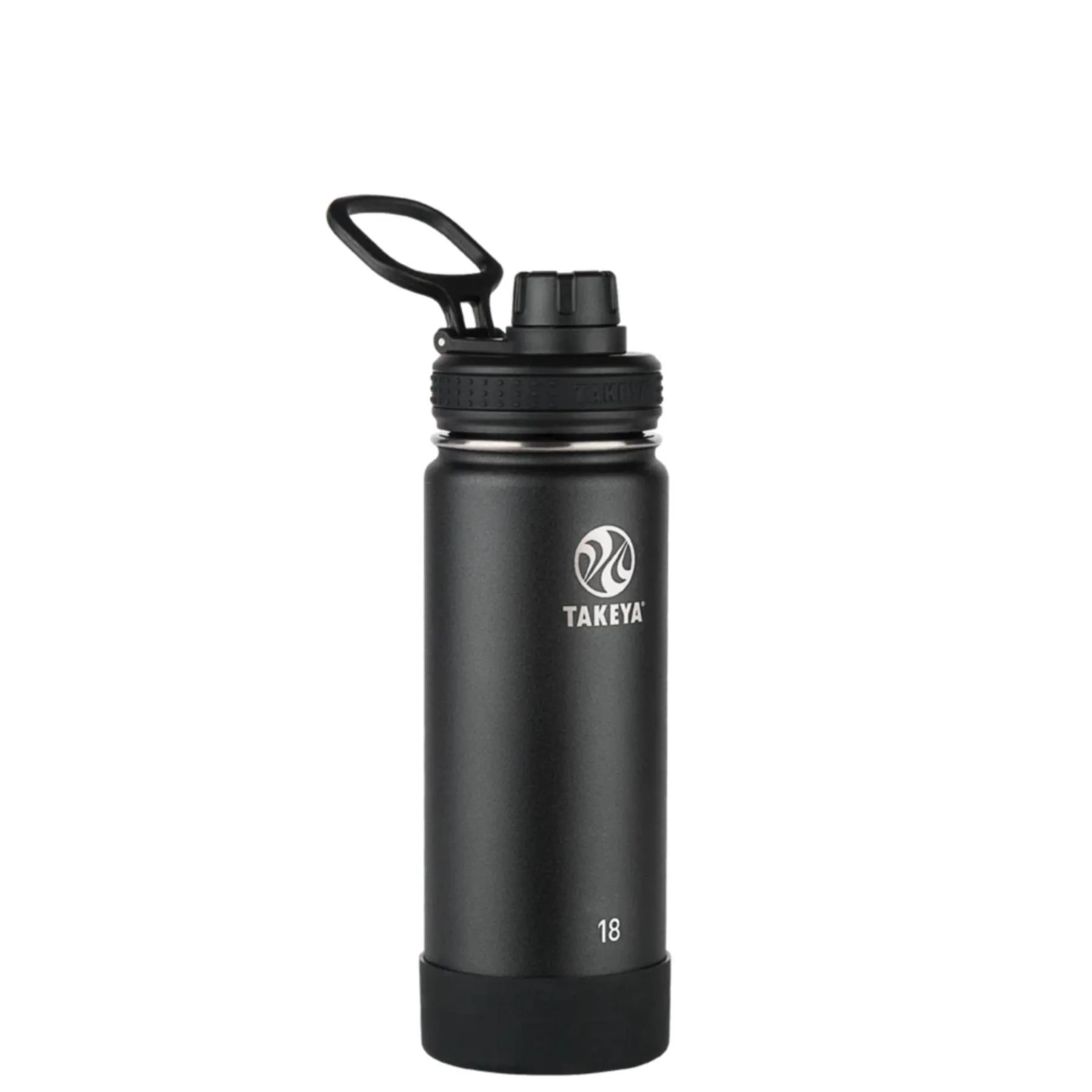 18 oz Takeya® Stainless Steel Insulated Active Water Bottle w/ Spout Lid view 6