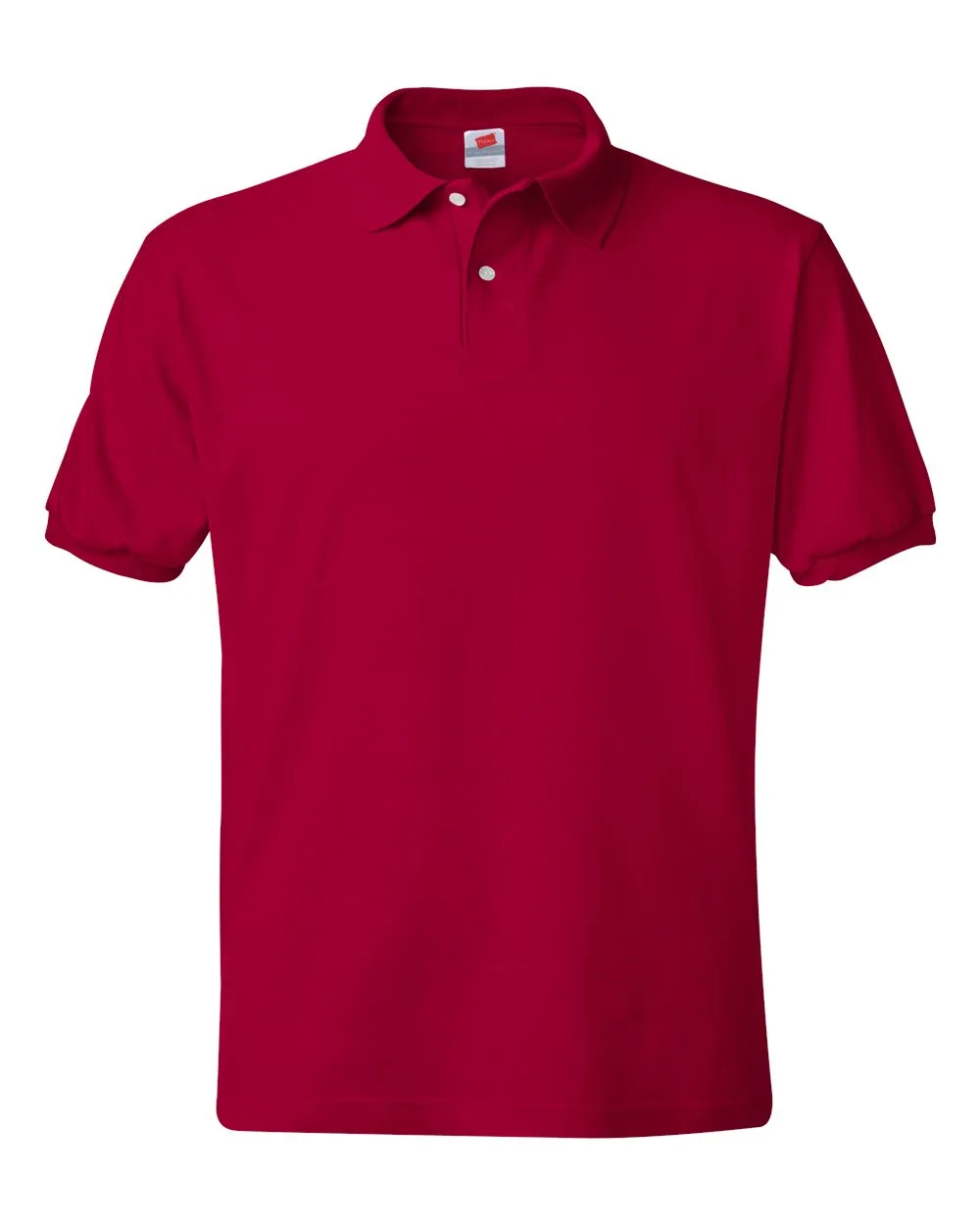 Hanes® Men's EcoSmart® Jersey Polo Shirt view 6