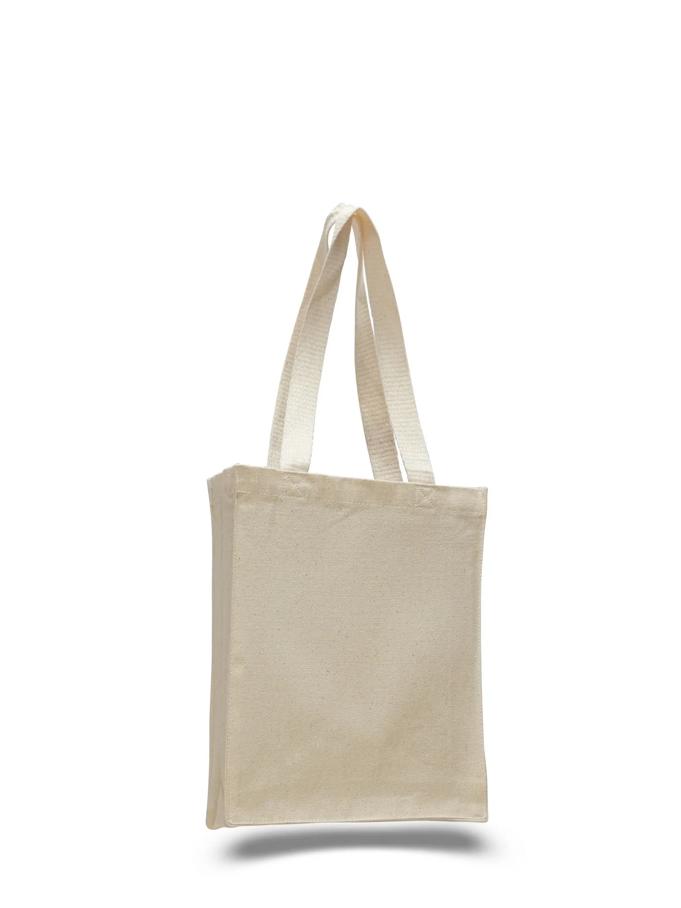 Canvas Book Bag w/3" Gusset (10"x12") view 2