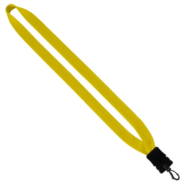 3/4" Cotton Lanyard with Plastic Snap-Buckle Release & Swivel Hook view 3