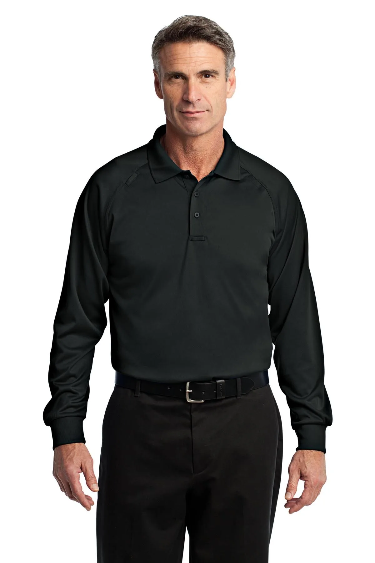 CornerStone® - Select Long Sleeve Snag-Proof Tactical Polo. view 7