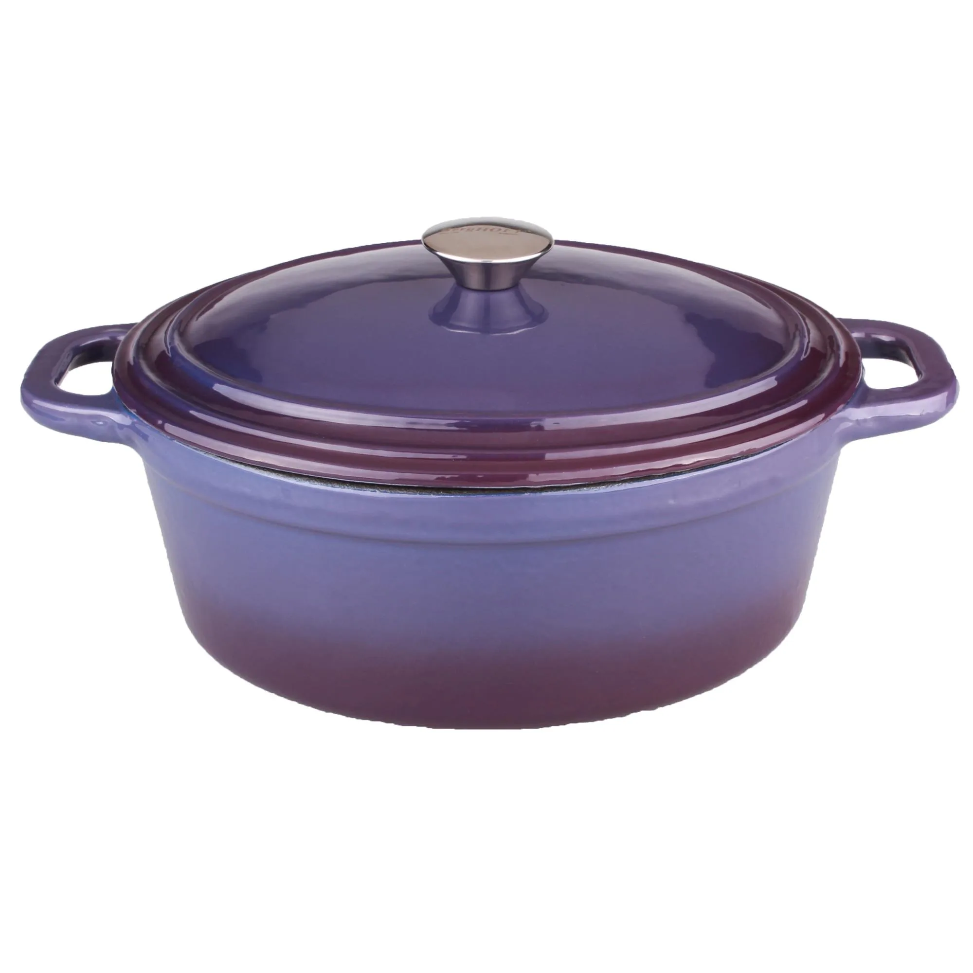 BergHoff® Neo 8Qt Cast Iron Oval Cov Dutch Oven Purple