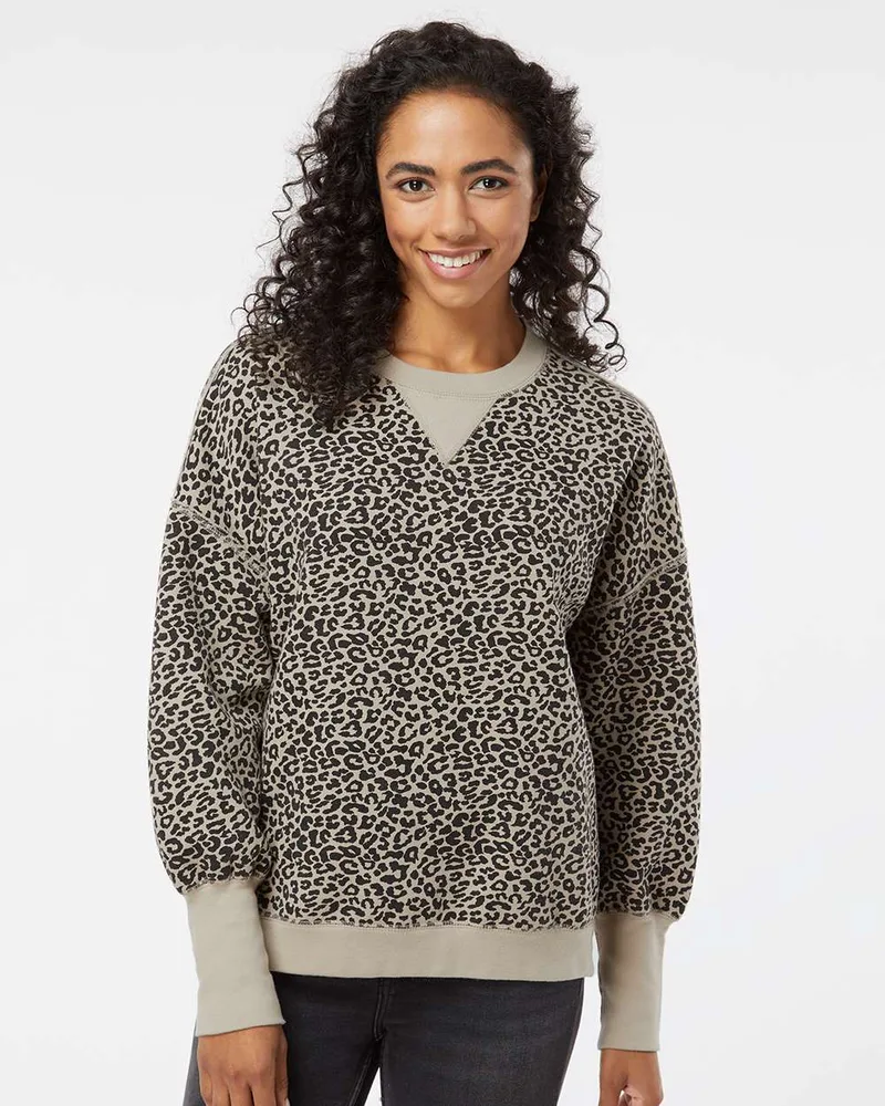 MV Sport® Women's Sueded Fleece Crewneck Sweatshirt
