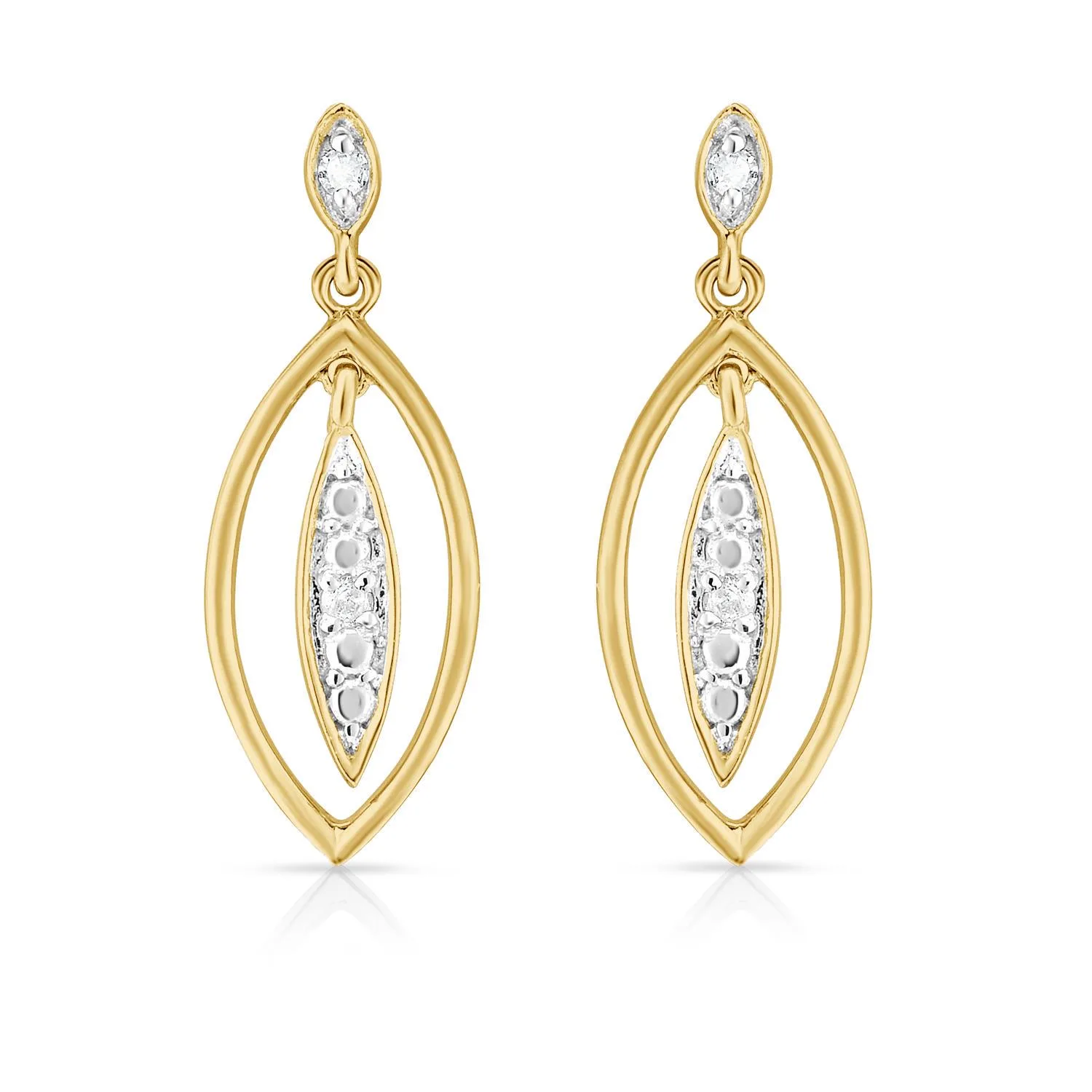 Jilco Inc Diamond Earrings - .04twt Round