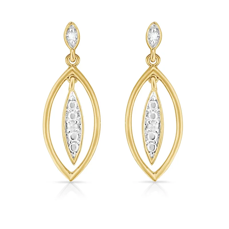 Jilco Inc Diamond Earrings - .04twt Round