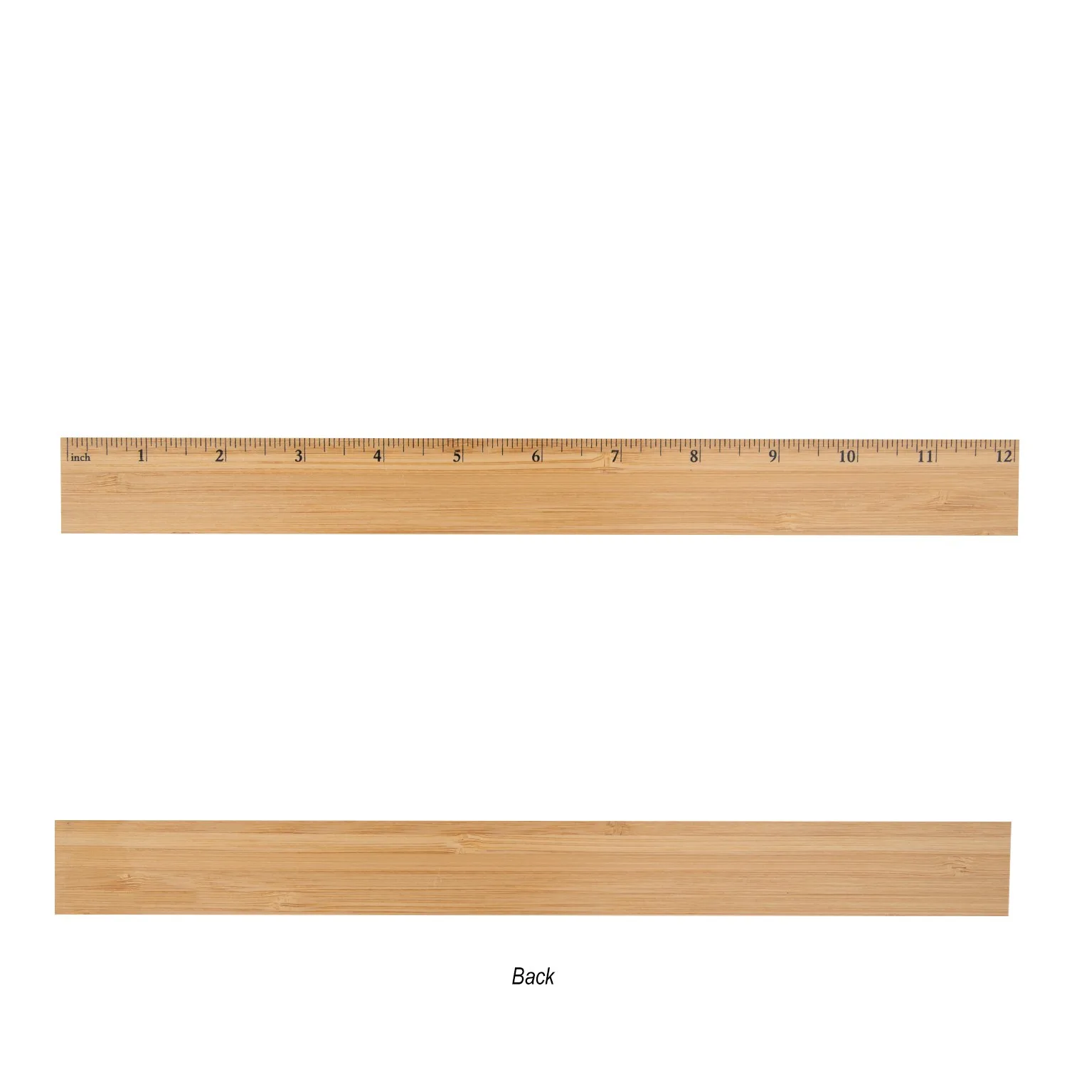 12" Bamboo Ruler view 3