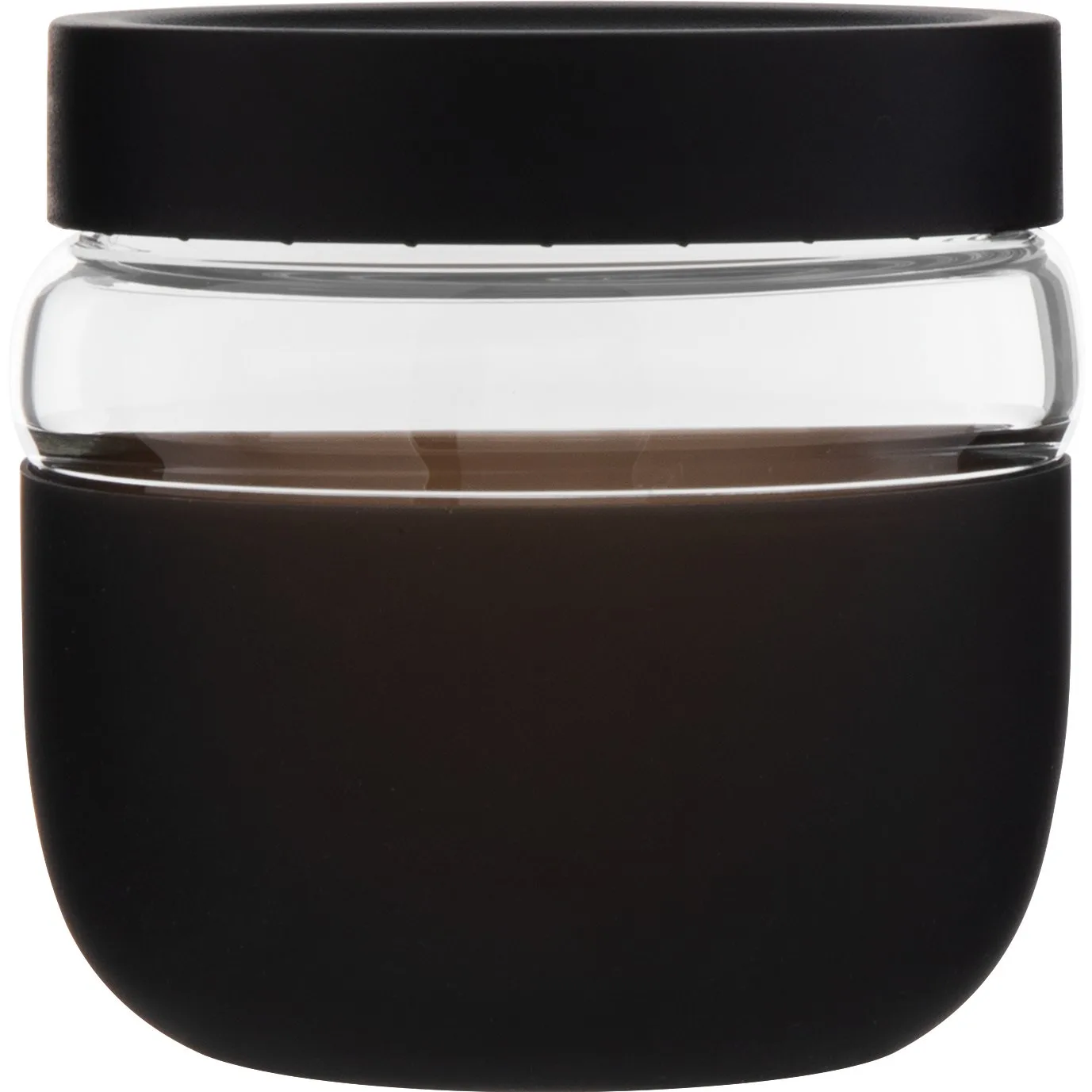 22 oz h2go Graze Glass Container (Black) view 2