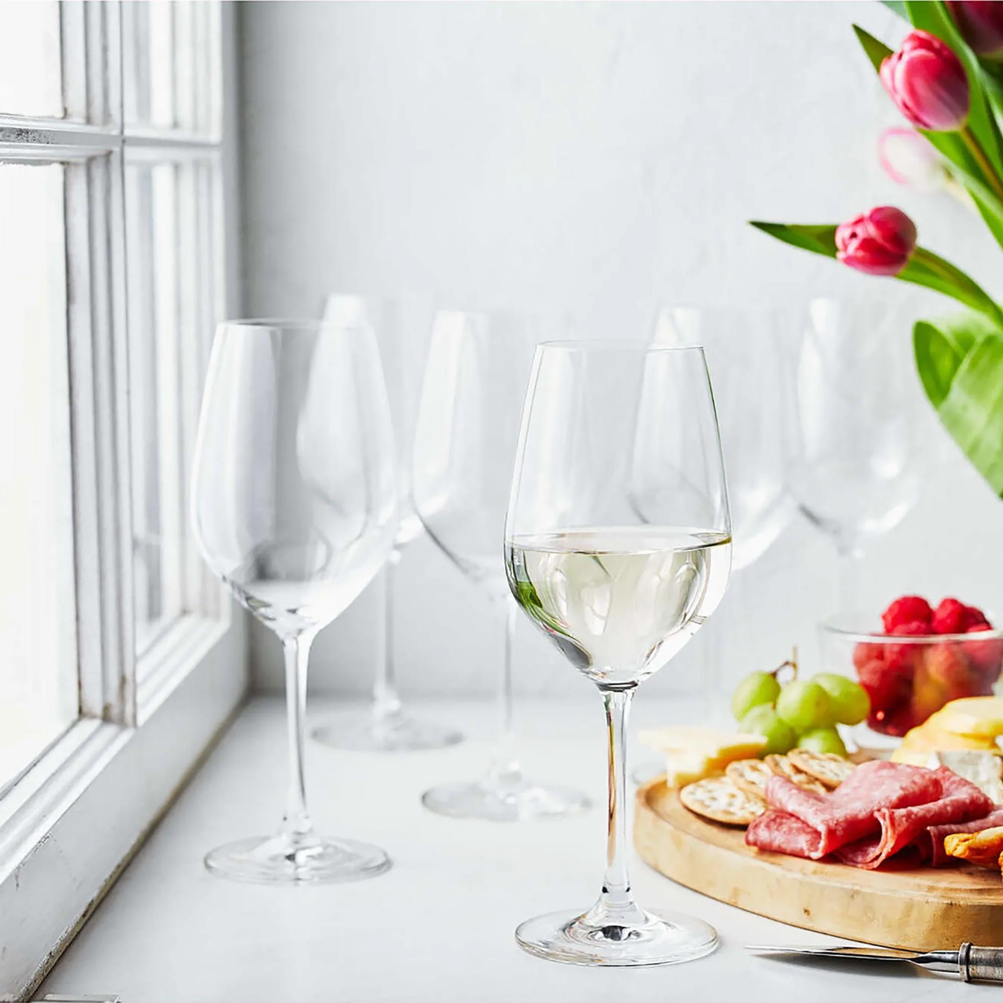 Zwilling Predicat 6 Piece Burgundy White Wine Glass Set