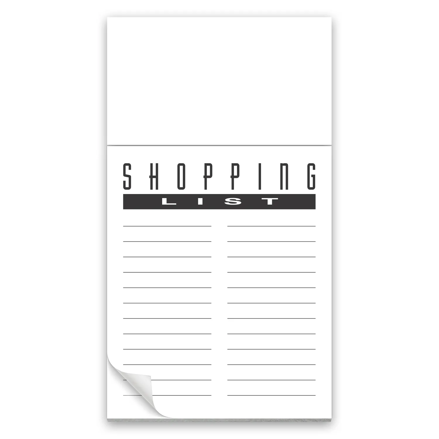 Add-A-Pad 50 sheet Shopping List view 2