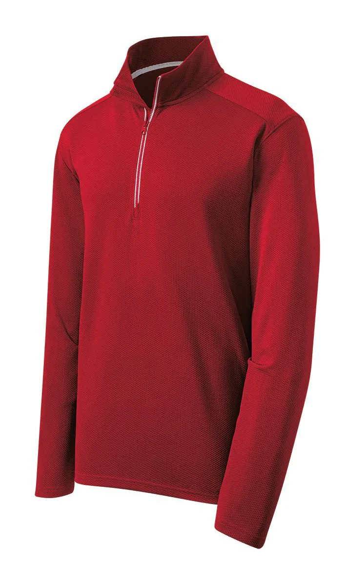 Sport-Tek® Sport-Wick® Textured 1/4-Zip Pullover. view 5