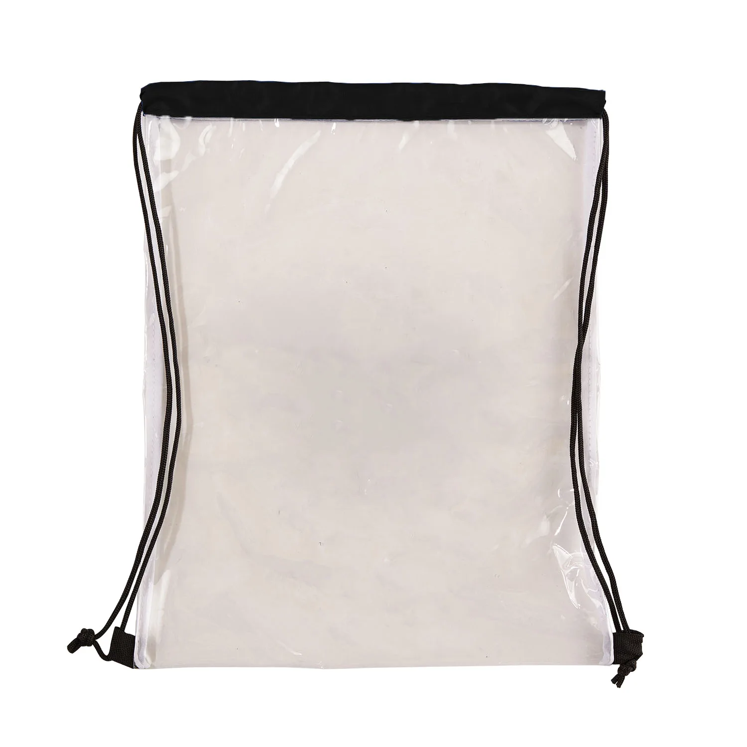 Clear Vinyl Drawstring Bag view 2