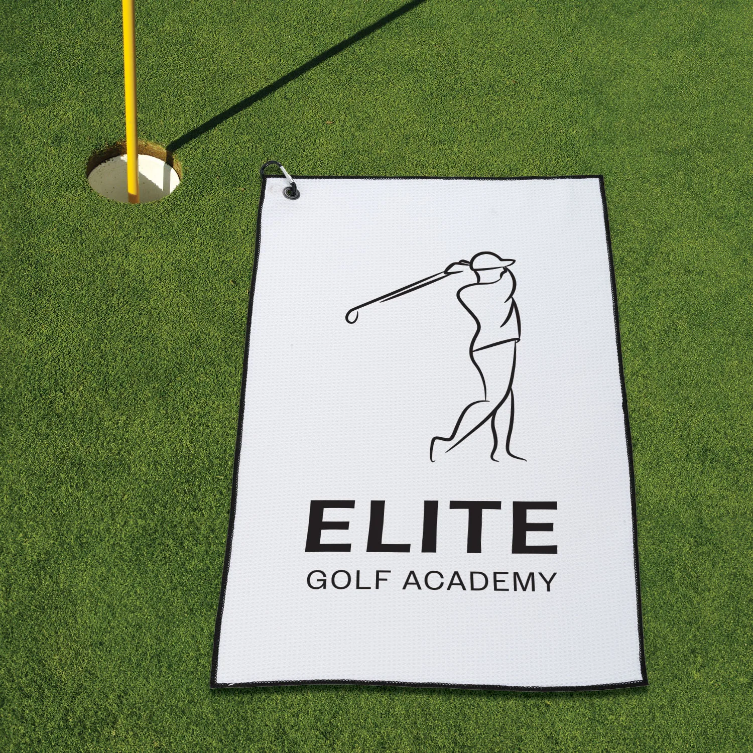 MaxxColor Waffle Golf Towel ( 16" x 26" ) view 5