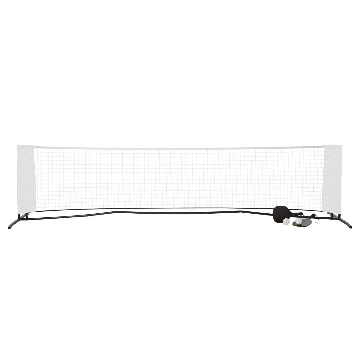 Pickleball Set with Net, Double-Sided Paddles view 2