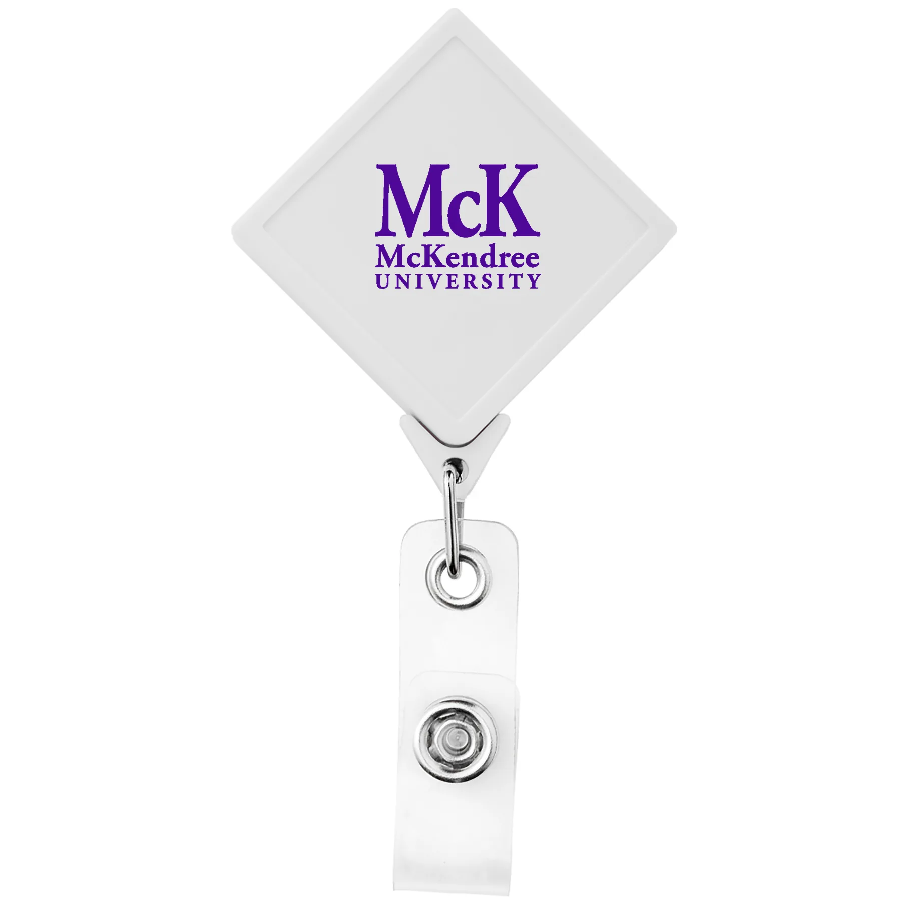 Jumbo Diamond Retractable Badge Reel view 5