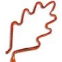 Leaf Oak Inkbend Standard, Bent Pen