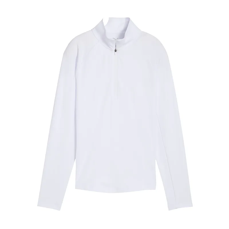 Puma Women's Pure 2.0 Golf 1/4 Zip - White Glow