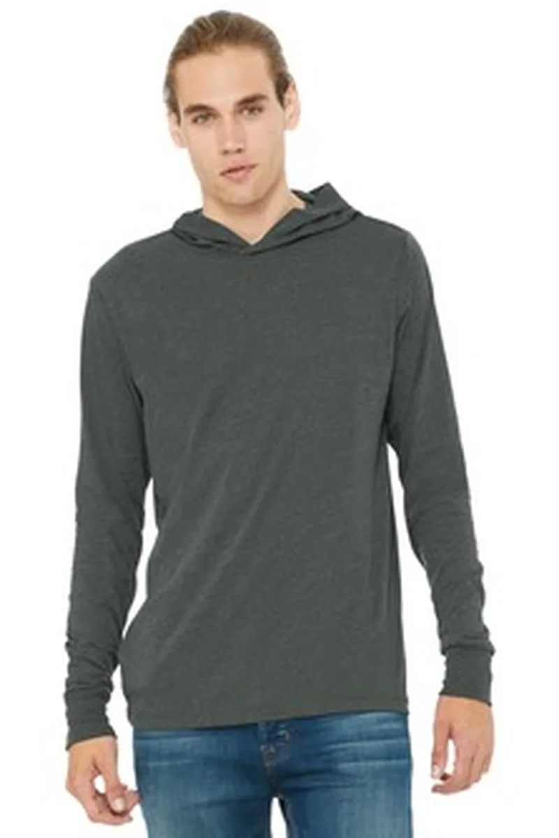 BELLA+CANVAS ® Unisex Jersey Long Sleeve Hoodie.