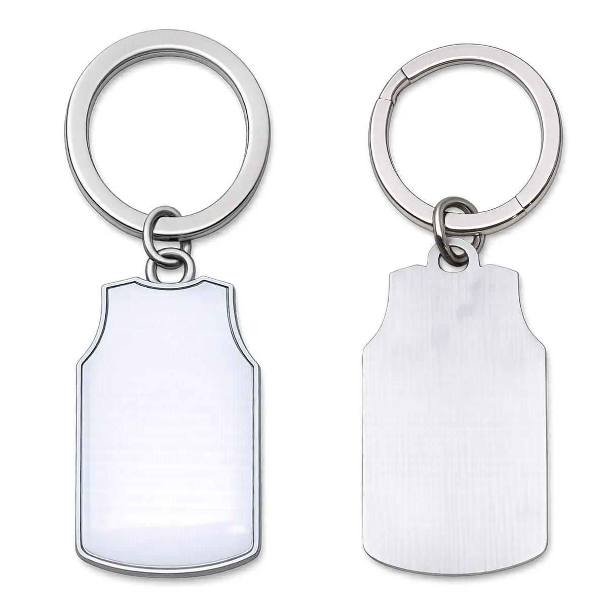 Sports Jersey Sleeveless Metal Keychain view 2
