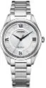 Citizen® Ladies' Arezzo Eco-Drive® Stainless Steel Watch w/Silver-Tone Dial