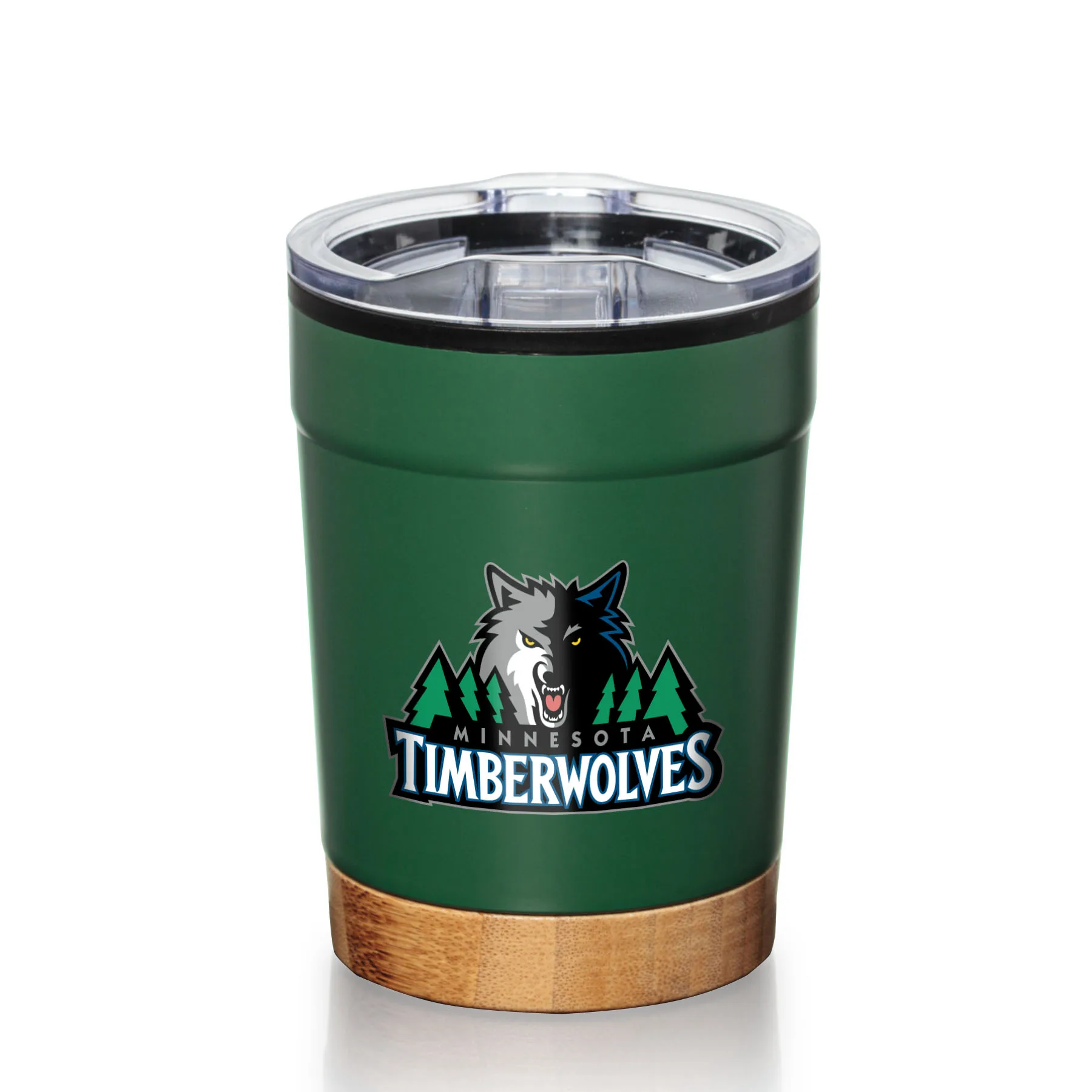 Eduardo Double Wall Tumbler w/Bamboo Base - 12oz