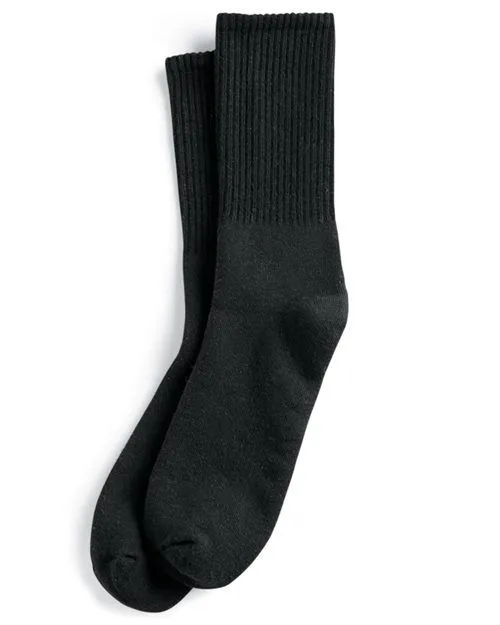 SOCCO USA-Made Solid Crew Socks view 3