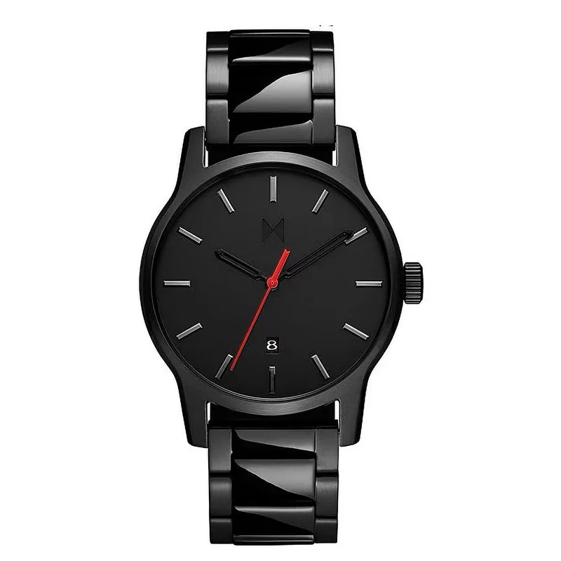 MVMT Mens Classic Ii Black Ion-Plated Stainless Steel Watch Black Dial