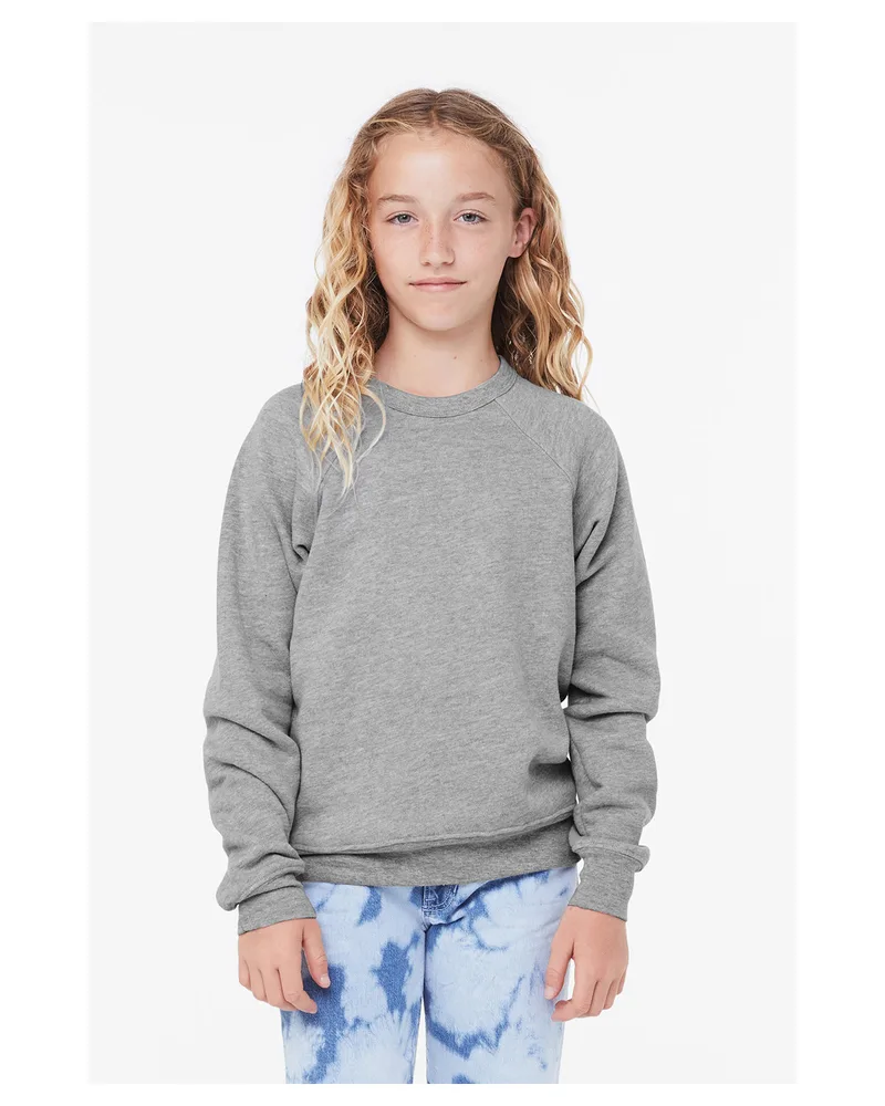 Bella+Canvas® Youth Sponge Fleece Raglan Sweatshirt