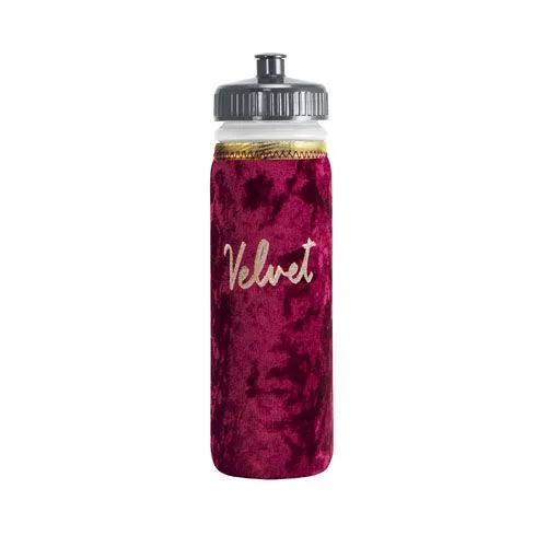22 Oz. Van Metro Velvet Sport Bottle w/Sleeve & Push-Pull Lid