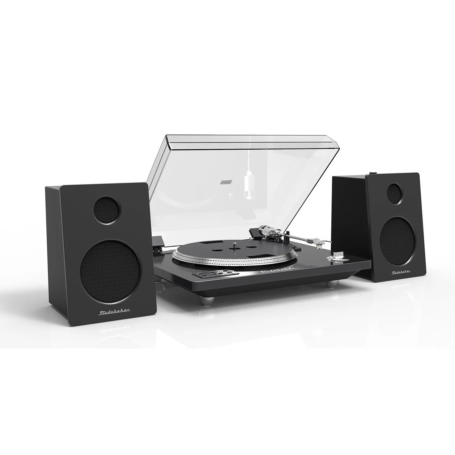 Studebaker Full Size Low Profile Turntable w/Bluetooth