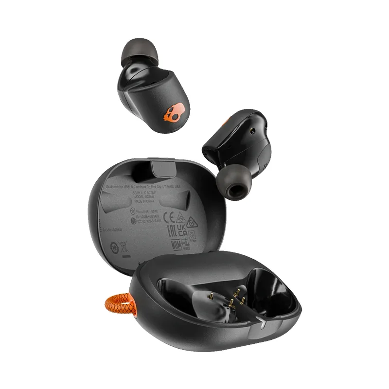 Skullcandy Sesh ANC Active True Wireless Earbuds - Black/Orange