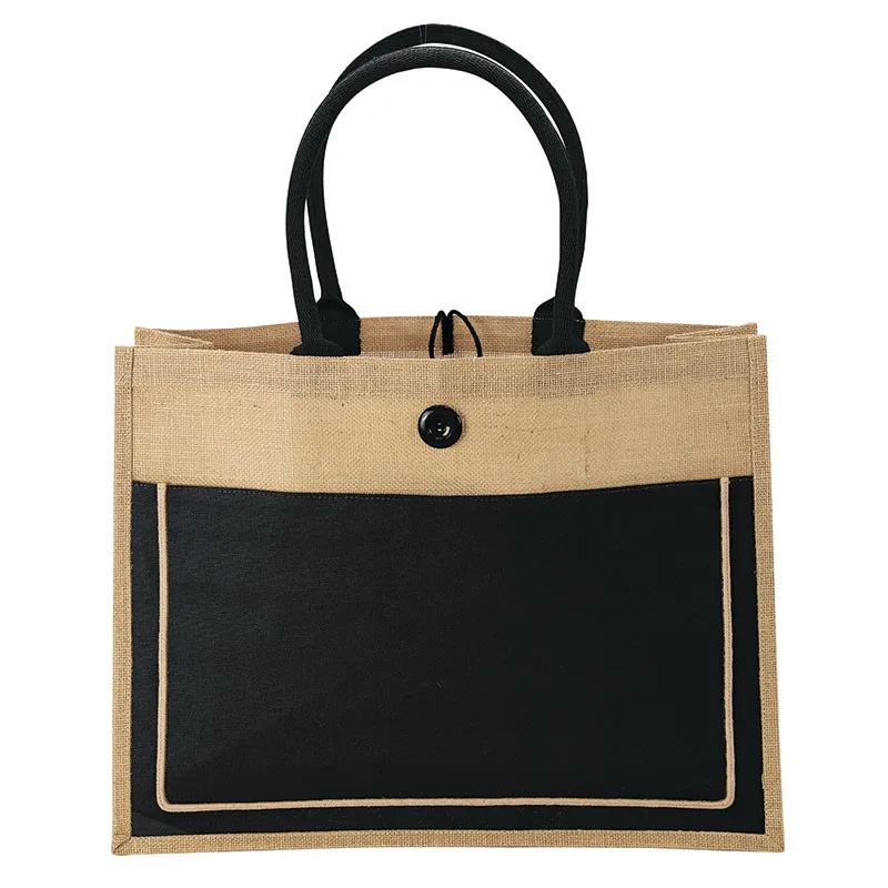 Camden Natural Jute Tote view 2
