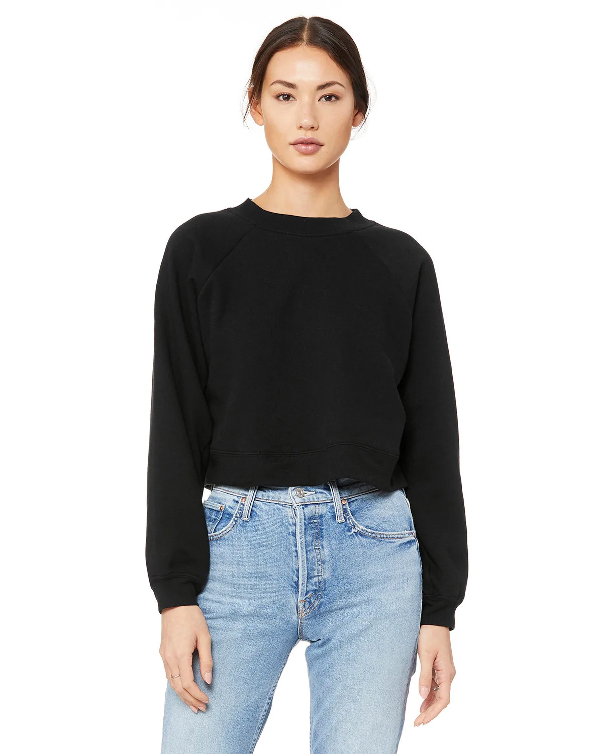 BELLA+CANVAS Ladies' Raglan Pullover Fleece