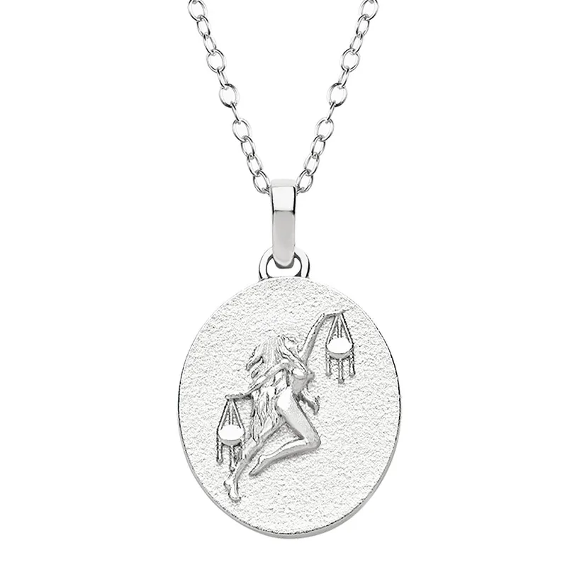 Jilco Inc Libra Necklace - Sterling Silver