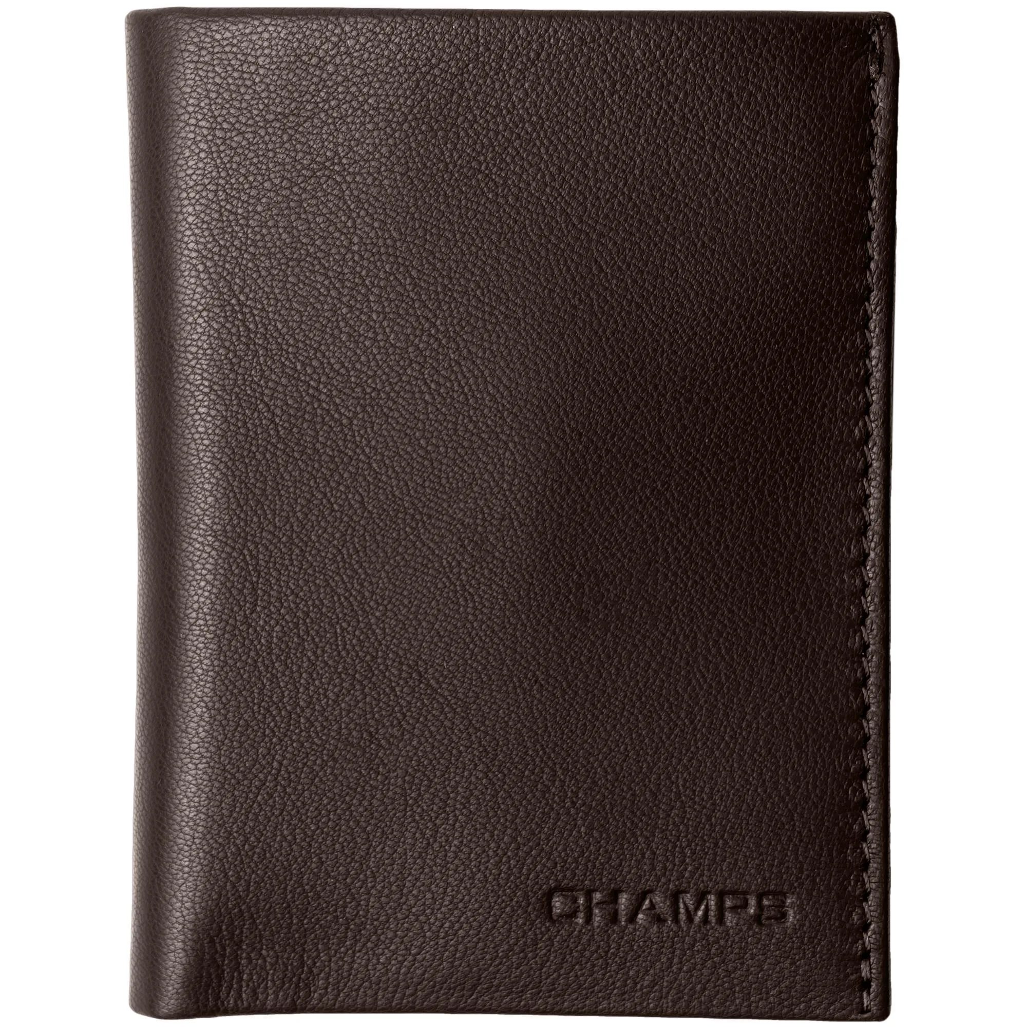 Champs Luggage Khaki Slim Sleeve Cardholder Wallet Size 3.5"X4.25"X0.5"