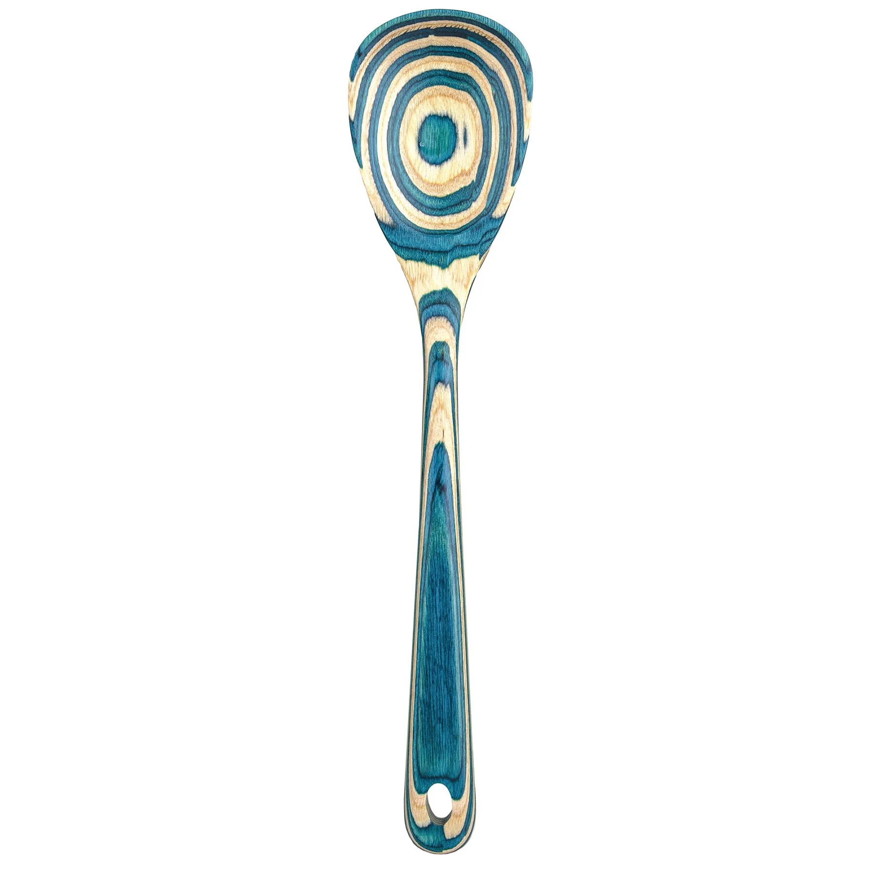 Teal Blue/Natural Wood Beige