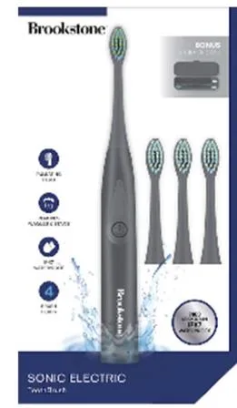 Health Beauty & Fitness Brookstone Sonic Electric Toothbrush