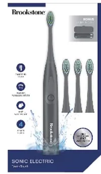Health Beauty & Fitness Brookstone Sonic Electric Toothbrush