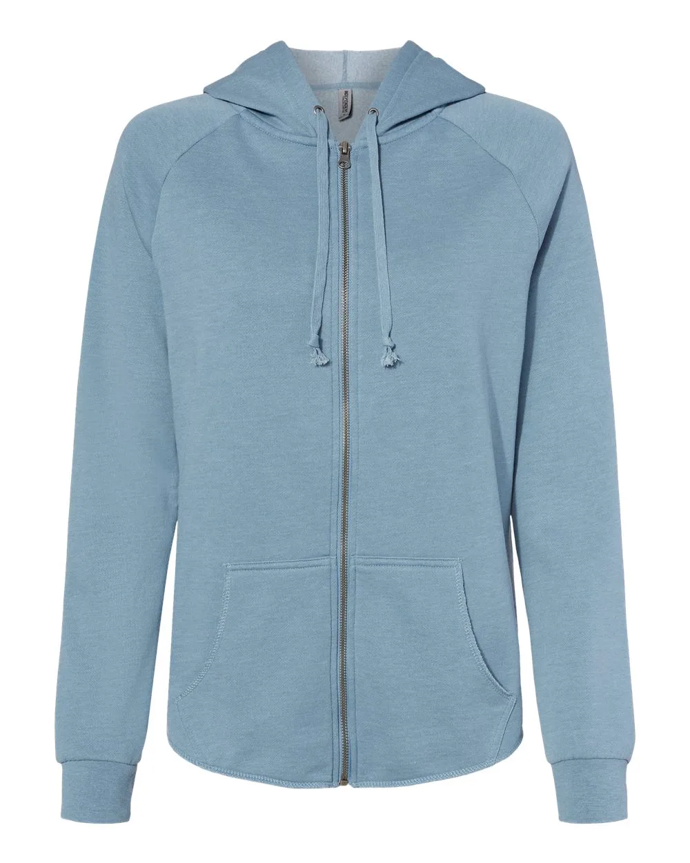 Independent Trading Co.® Women's California Wave Wash Full-Zip Hooded Sweatshirt view 6