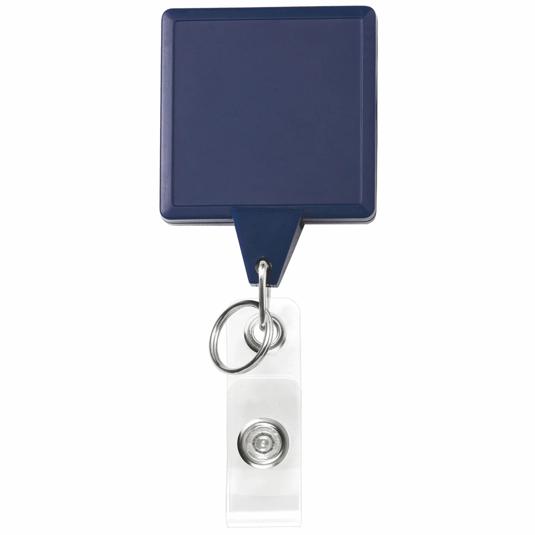 Square Dual Back Retractable Badge Reel view 2
