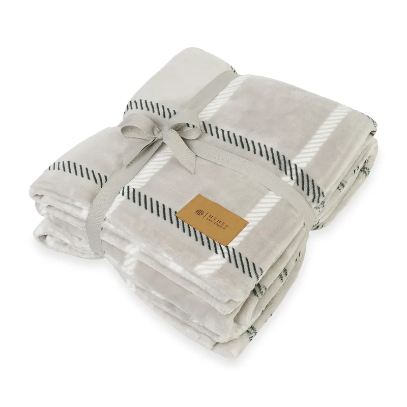 Elegant Lodge Throw Blanket - Lodge Grey