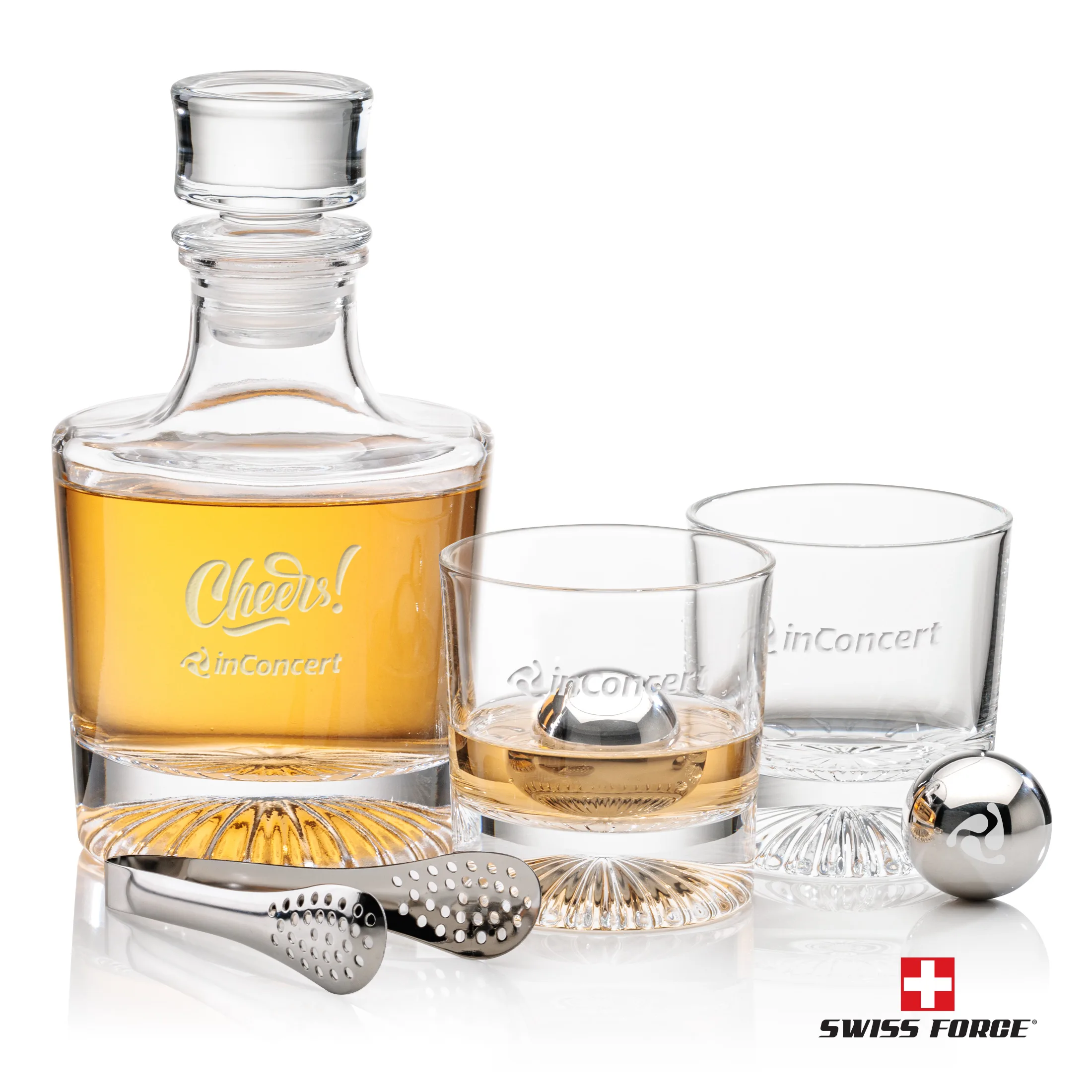 Whiskey Ball Set, Laser Engraving