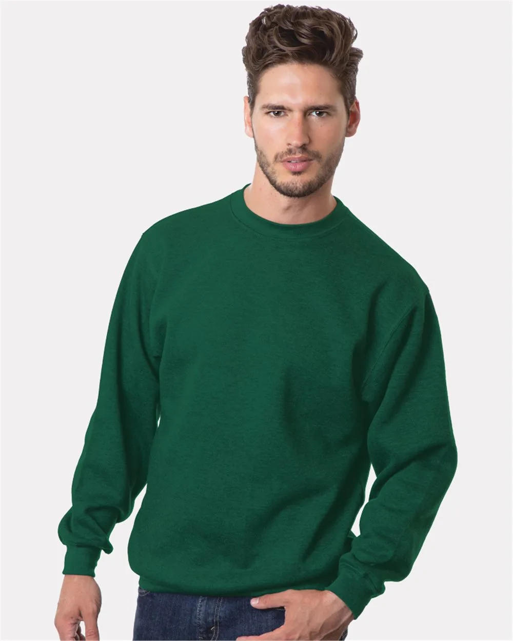 Bayside™ USA Made Crew Neck Sweatshirt view 2