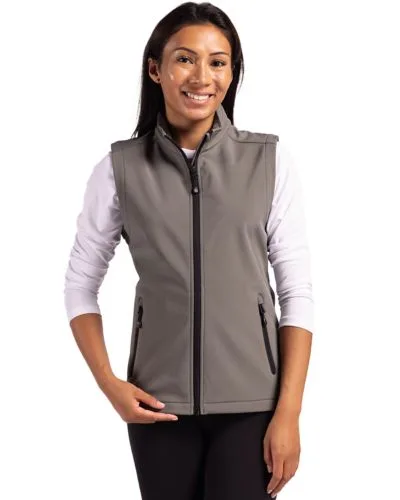Clique Tempo Stretch Full Zip Womens Softshell Vest view 3