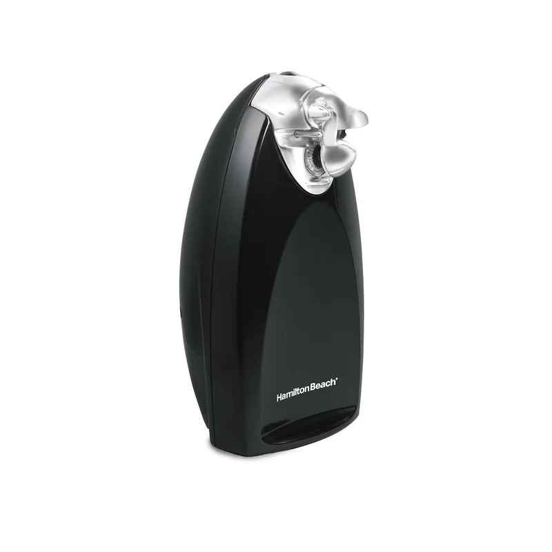 Hamilton Beach Classic Chrome Extra-Tall Can Opener, Removable Cutting Unit, Built-In Knife Sharpene