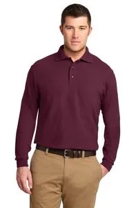 Port Authority® Silk Touch™ Long Sleeve Polo.