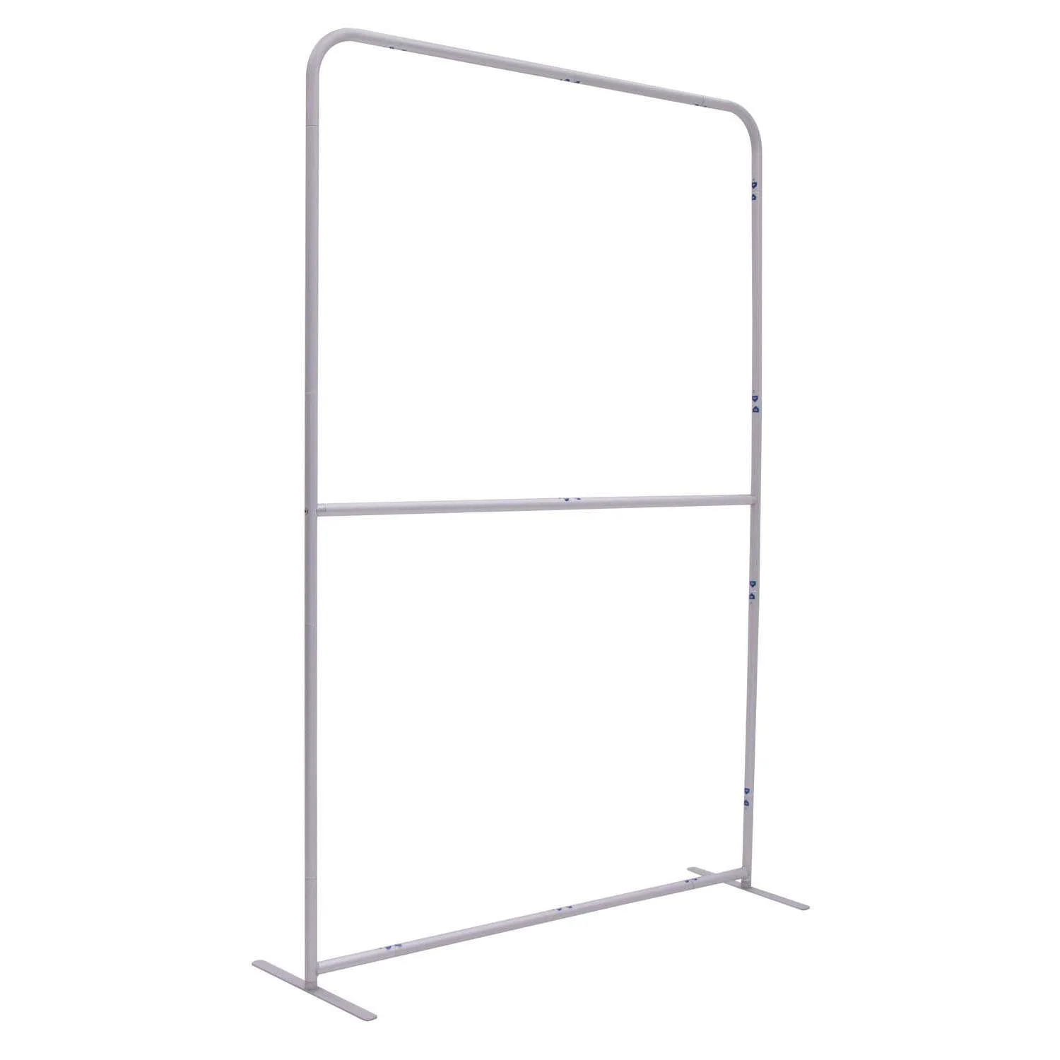 5'W x 90"H EuroFit Straight Wall Hardware