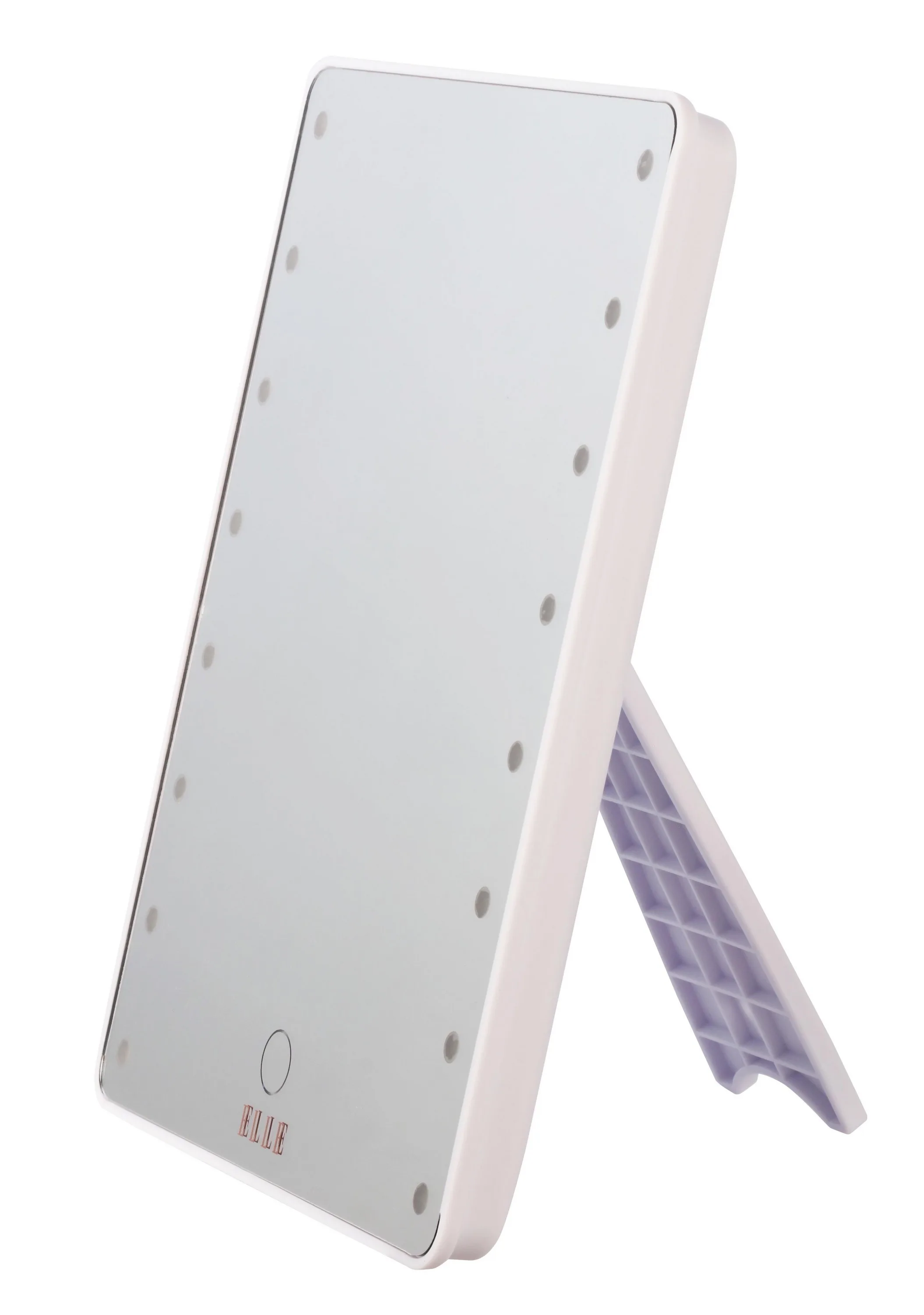 Health Beauty & Fitness Elle Cordless Led Lighted Mirror w/Stand