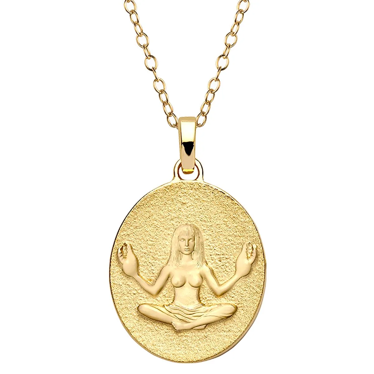 Jilco Inc Yellow Gold Cancer Necklace