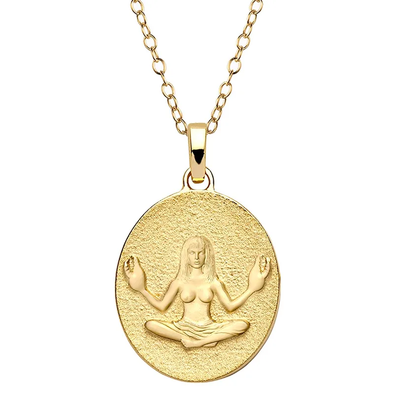 Jilco Inc Yellow Gold Cancer Necklace